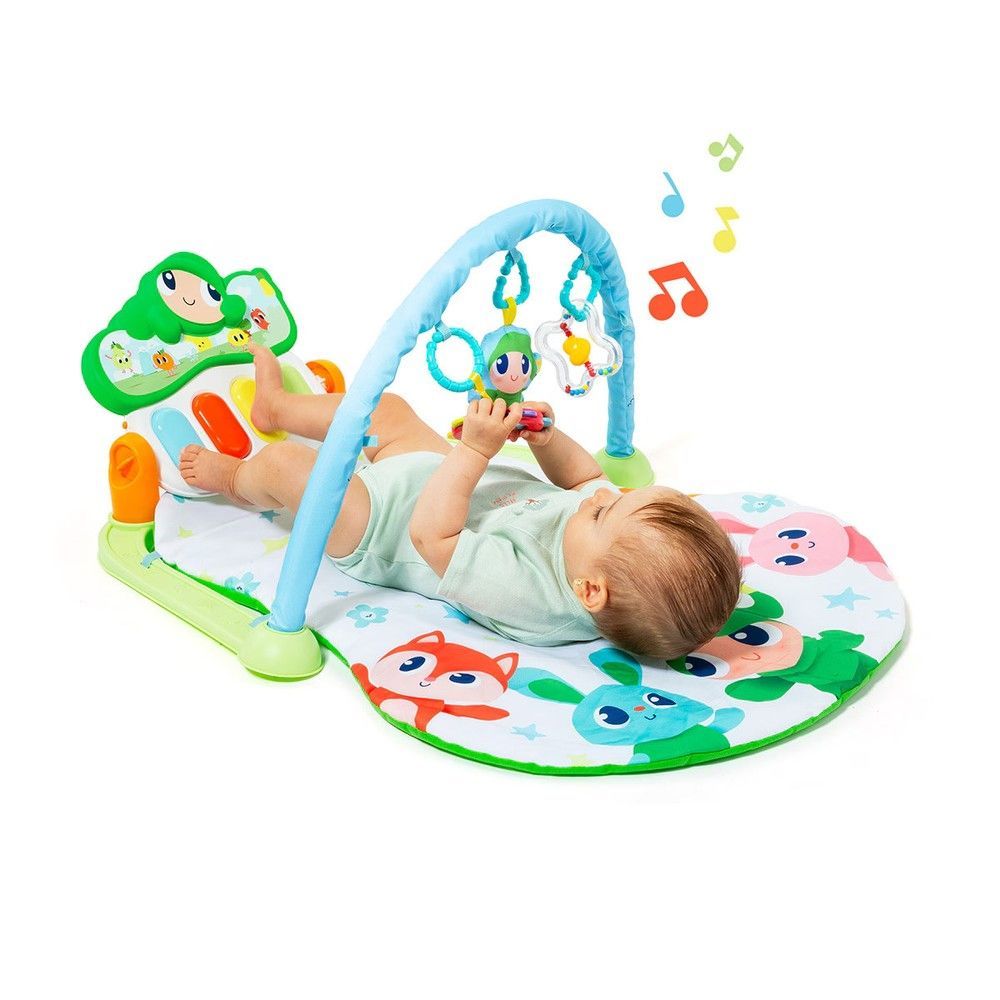 Детский интерактивный ковер Gusy Luz Activity Piano 4в1 с музыкальным пианино и дугой, Molto (26515) 8410963265156 фото