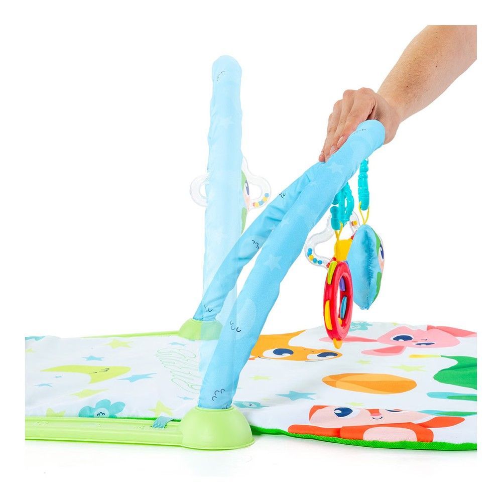 Детский интерактивный ковер Gusy Luz Activity Piano 4в1 с музыкальным пианино и дугой, Molto (26515) 8410963265156 фото