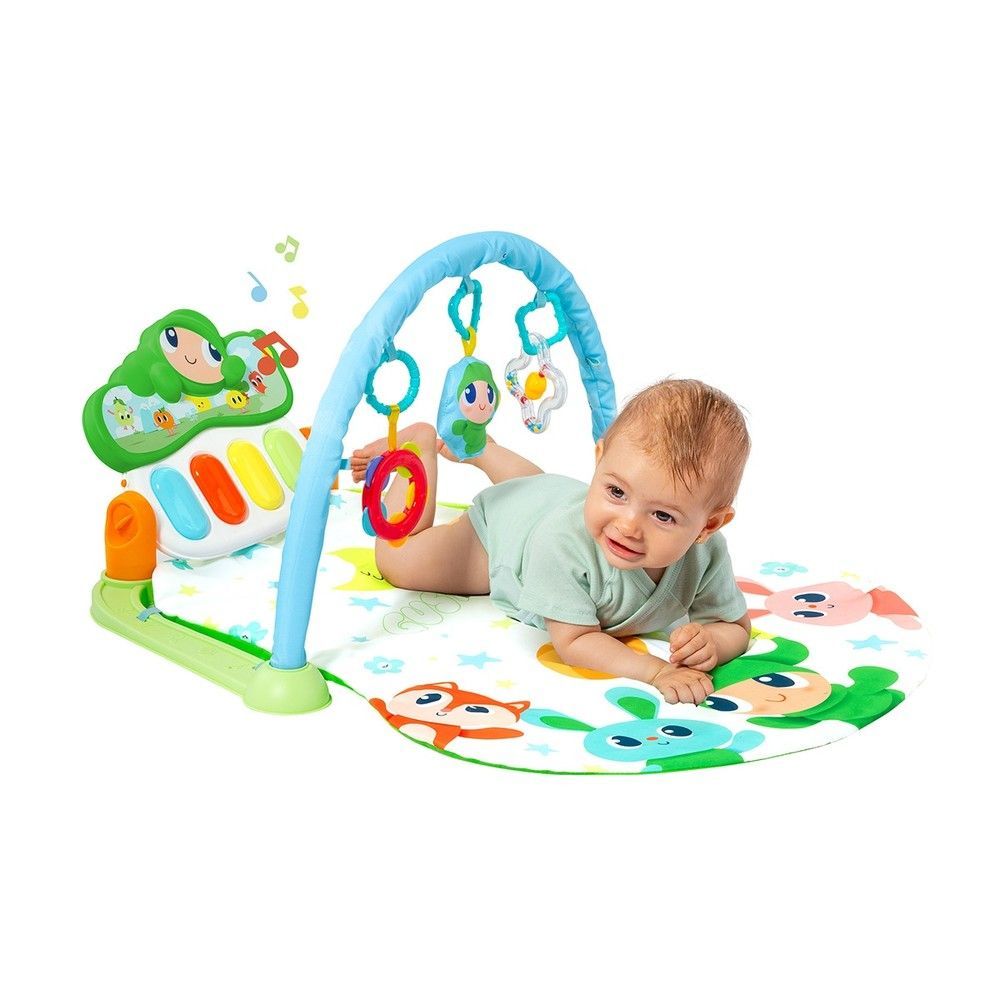 Детский интерактивный ковер Gusy Luz Activity Piano 4в1 с музыкальным пианино и дугой, Molto (26515) 8410963265156 фото