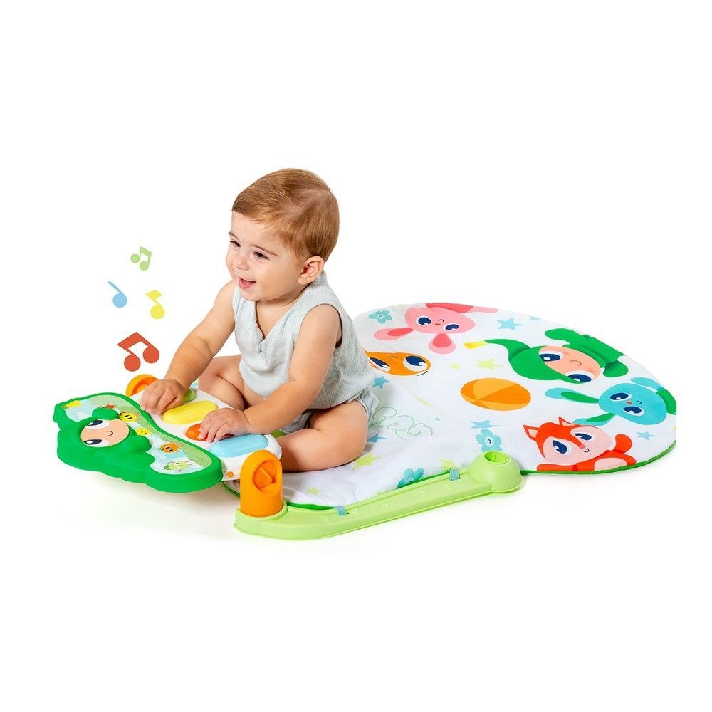 Детский интерактивный ковер Gusy Luz Activity Piano 4в1 с музыкальным пианино и дугой, Molto (26515) 8410963265156 фото