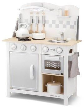 Игрушечная кухня Bon Appetit DeLuxe SILVER New Classic Toys 8718446110611 фото
