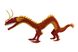 Hansa® | М'яка іграшка Дракон червоний без рогів, L. 80см, HANSA (8528) - фотографії