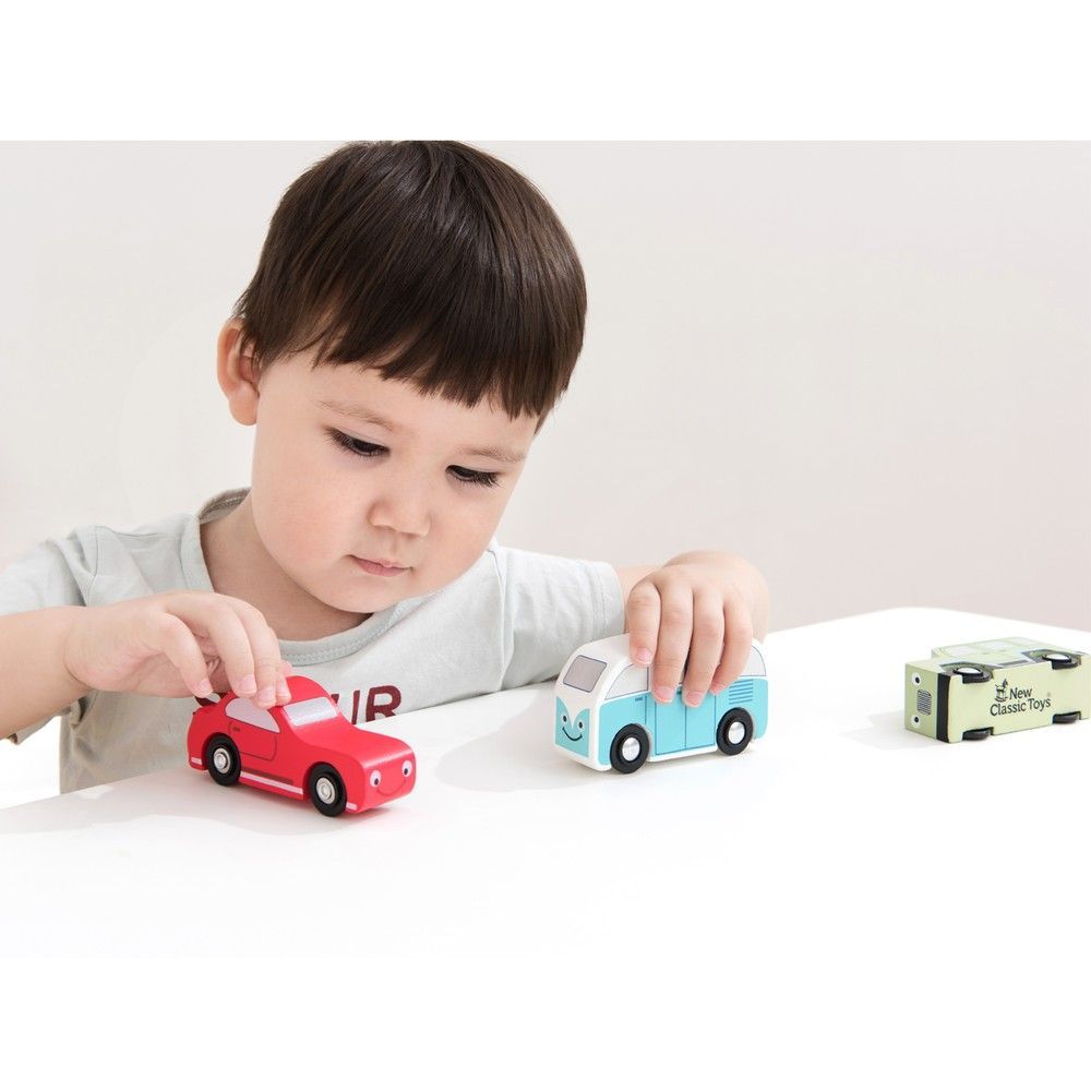 Набор транспортных средств Автомобили, New Classic Toys, 3 шт. 8718446119324 фото