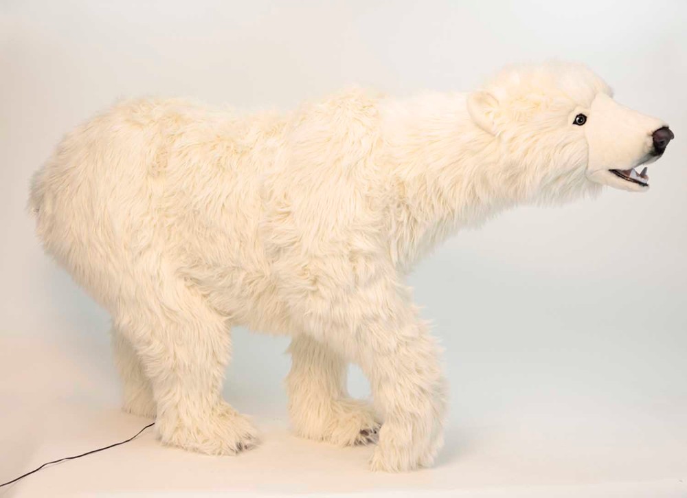 Hansa® | Анімована м'яка іграшка Полярний ведмідь, що стоїть, L. 155см, HANSA (0101)