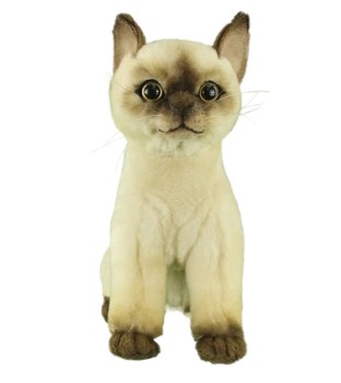 Hansa® | Мягкая игрушка Сиамская кошка, L. 20см, HANSA (8557)