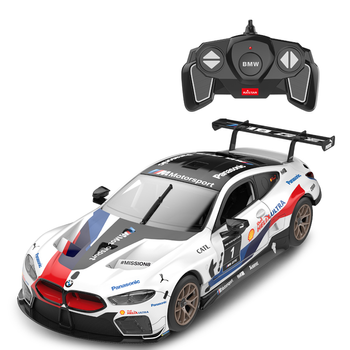 Конструктор-автомобиль на радиоуправлении BMW M8 GTE 1:18, Rastar, арт. 97200 6930751319486 фото