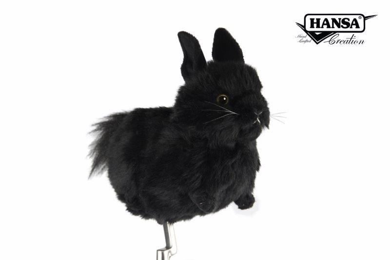 Hansa® | М'яка іграшка Ключка для гольфу Чорний кролик, HANSA (8484)