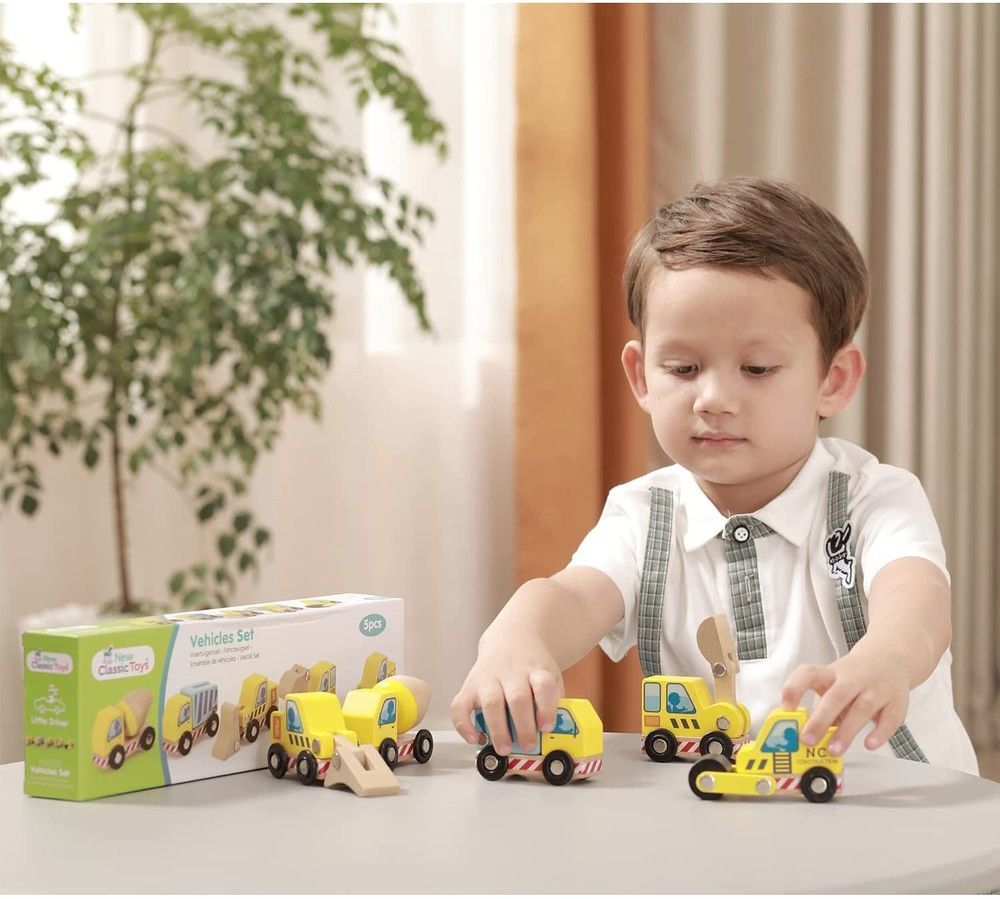 Набор Строительные транспортные средства, New Classic Toys, 5 шт. 8718446119478 фото