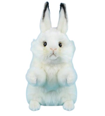 Hansa® | Мягкая игрушка Сумка для мячей для гольфа Белый кролик, H. 22см, HANSA (8486)