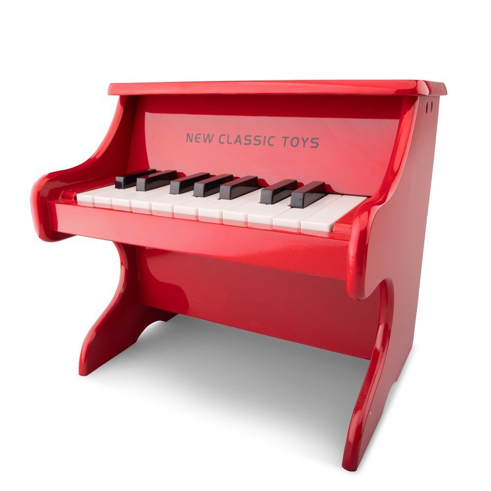 Детское пианино, New Classic Toys, красное, 18 клавиш, арт. 10155 8718446101558 фото