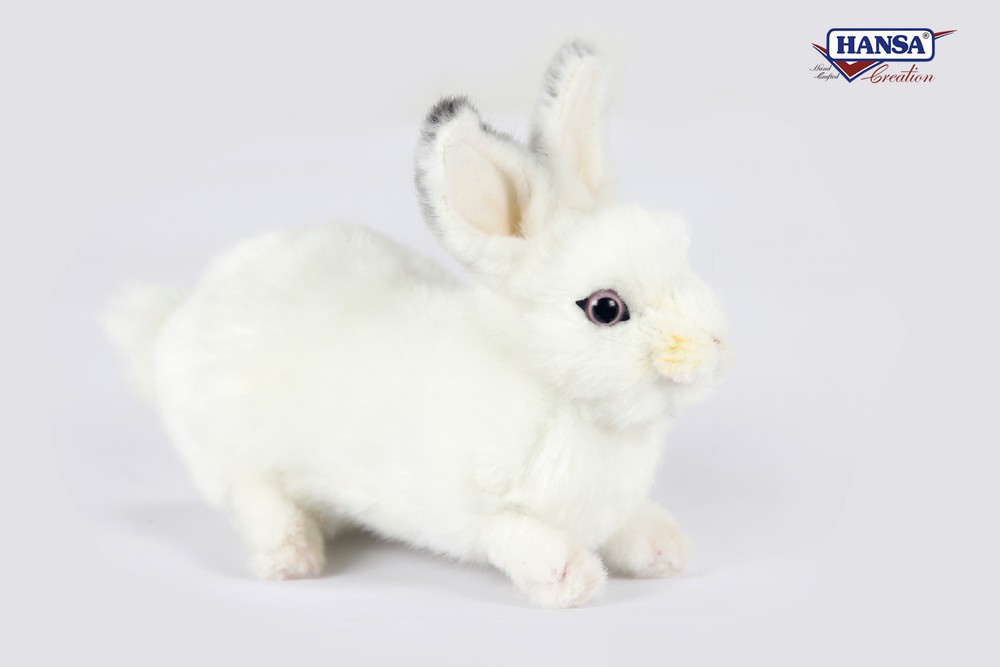 Hansa® | Мягкая игрушка Белый кролик, L. 20см, HANSA (7209)