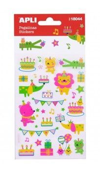 Наклейки Неоновые животные, Apli Kids, арт. 18044 8410782180449 фото