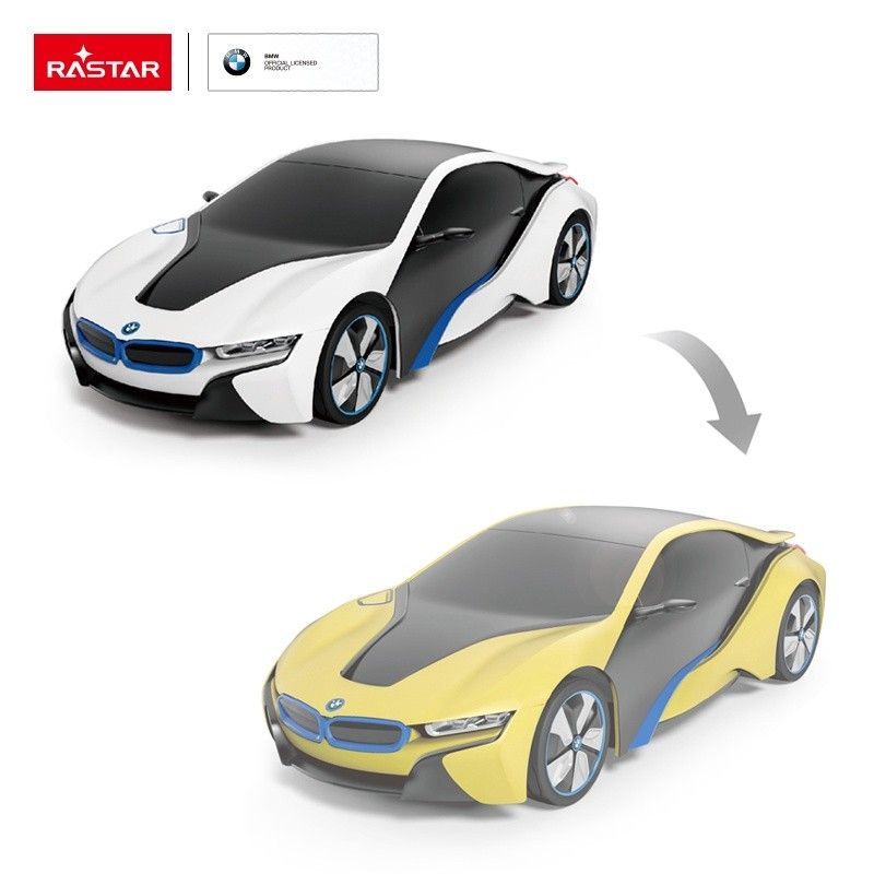 Игрушечная автомодель на радиоуправлении BMW I8 1:24, Rastar (20239) 6930751320239 фото
