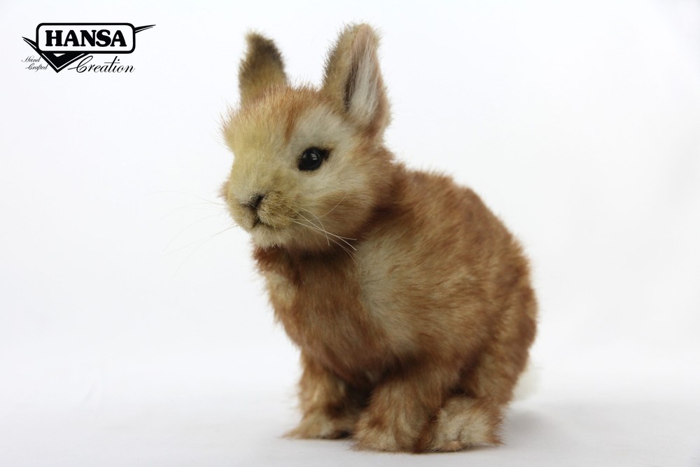Hansa® | М'яка іграшка Кролик карликовий (кремовий), L. 18см, HANSA (8128)