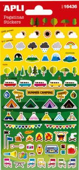 Наклейки Кемпинг, Apli Kids, арт. 16436 8410782164364 фото