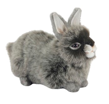 Hansa® | Мягкая игрушка Кролик серый, L. 20см, HANSA (7215)