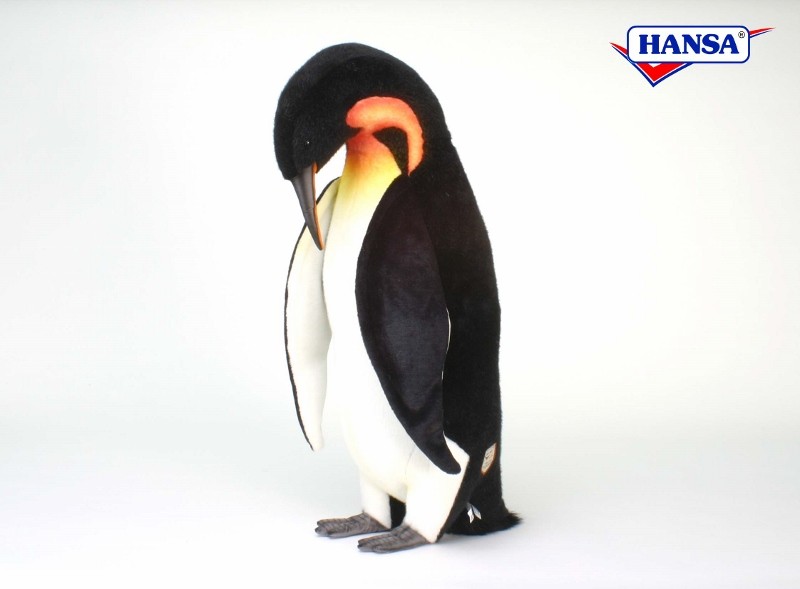 Hansa® | Анимированная мягкая игрушка Императорский пингвин, H. 80см, HANSA (0306)