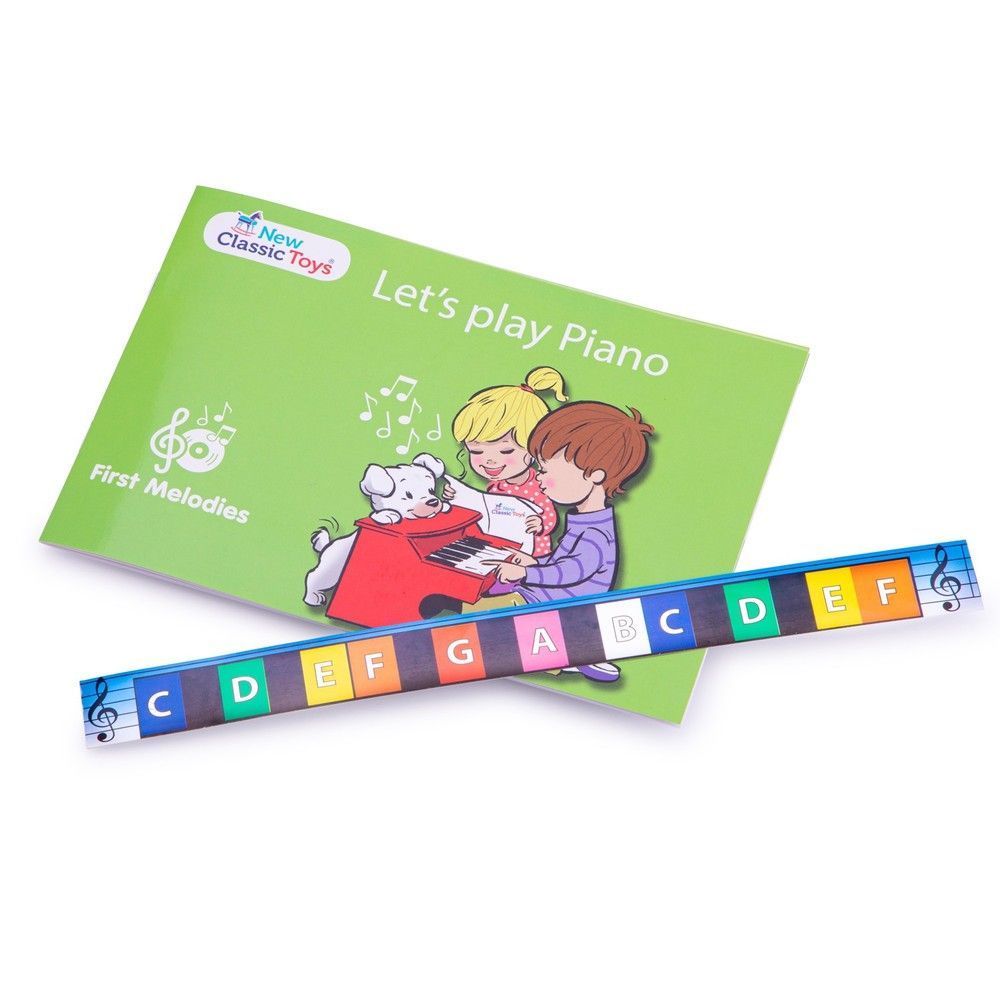 Дитяче піаніно, New Classic Toys, рожеве, 18 клавіш, арт. 10158 8718446101589 фото