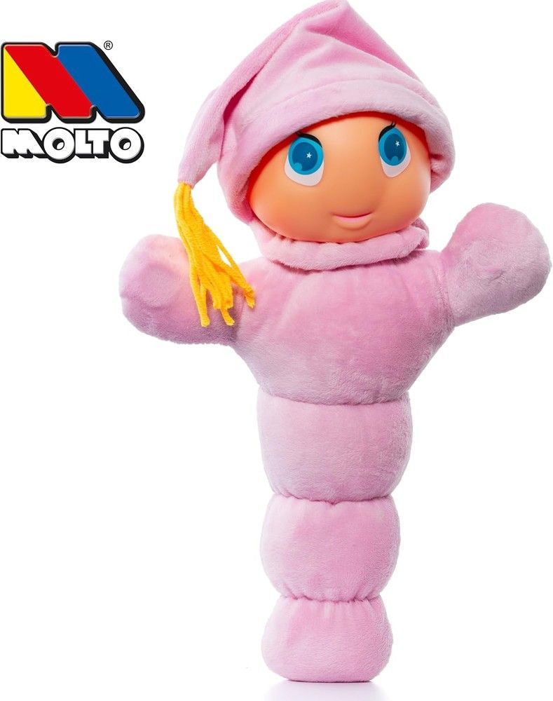 Мягкая интерактивная игрушка-ночник Gusyluz Arcoiris, розовая, Molto (26531) 8410963265316 фото