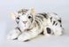 Hansa® | М'яка іграшка Малюк білого тигра, що лежить, L. 26см, HANSA (5337) - фотографії