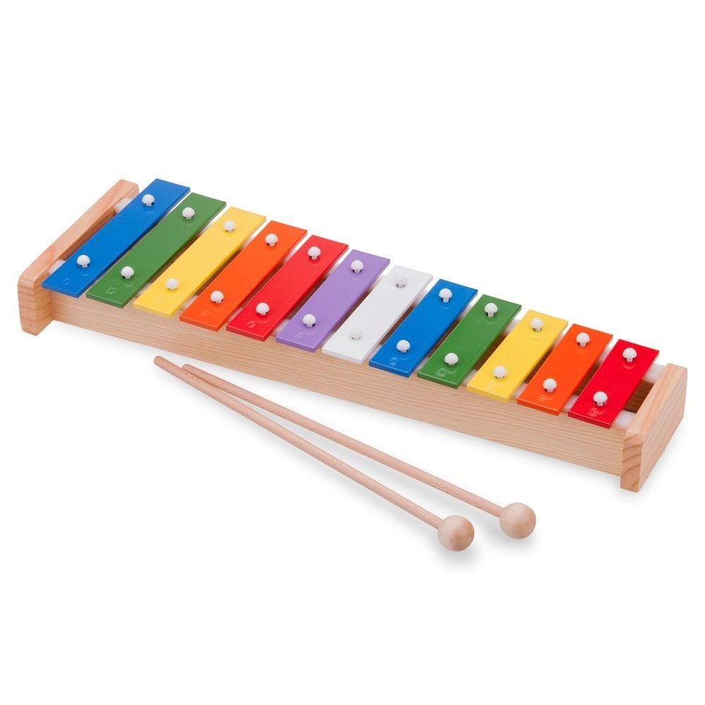 Детский металлофон, New Classic Toys, 12 тактов, арт. 10218 8718446102180 фото