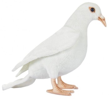 Hansa® | Мягкая игрушка HANSA белый голубь, 29см (7045)