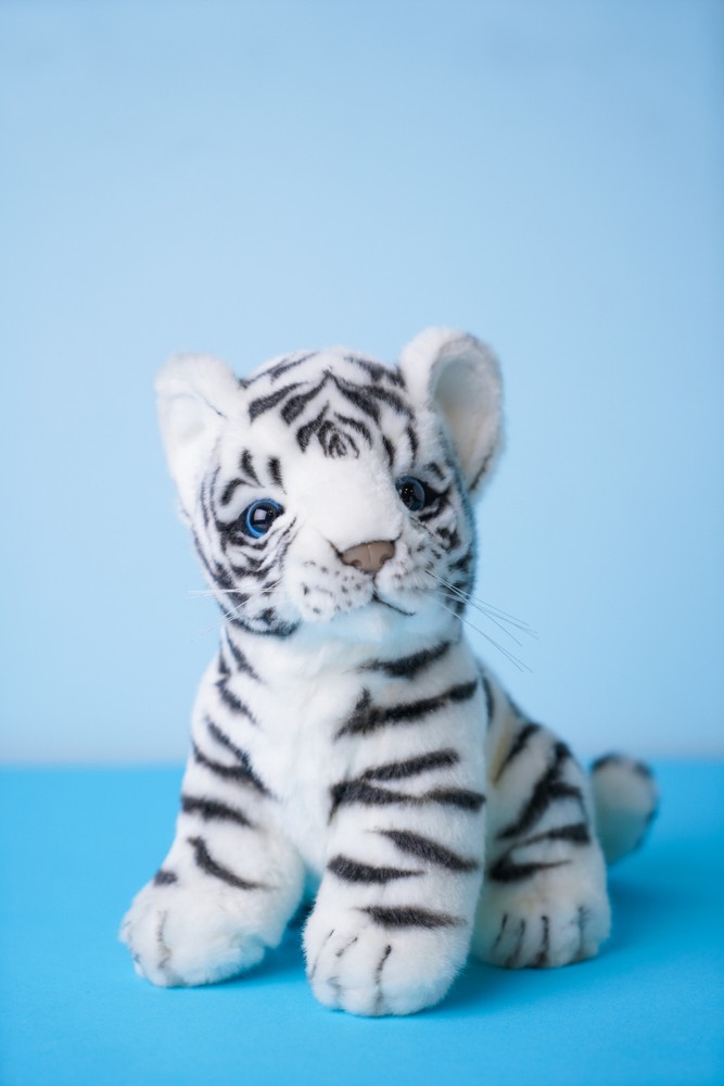 Hansa® | Білий тигр 18 см, реалістична м'яка іграшка Hansa Toys (3420)