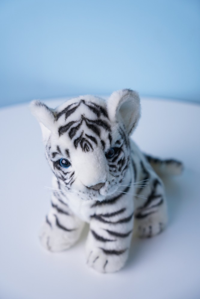 Hansa® | Белый тигр, 18 см, реалистичная мягкая игрушка Hansa (3420)