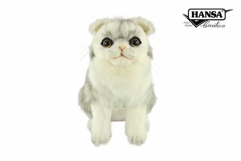 Hansa® | Мягкая игрушка Шотландский серый кот, L. 23см, HANSA (8563)