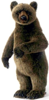 Hansa® | Анимированная мягкая игрушка HANSA Медведь гризли (0201)
