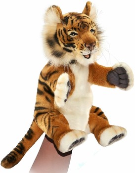 Hansa® | Тигр, игрушка на руку, 31 см, реалистичная мягкая игрушка Hansa (4039)
