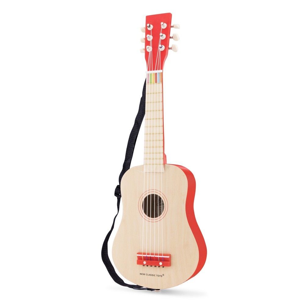Детская гитара де люкс, New Classic Toys, красная, арт. 10300 8718446103002 фото