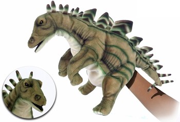 Hansa® | Стегозавр Hansa 40 см, реалистичная мягкая игрушка на руку (7747)