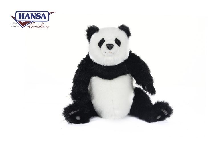 Hansa® | М'яка іграшка Малюк панди, що сидить, H. 45 см, HANSA (5750)