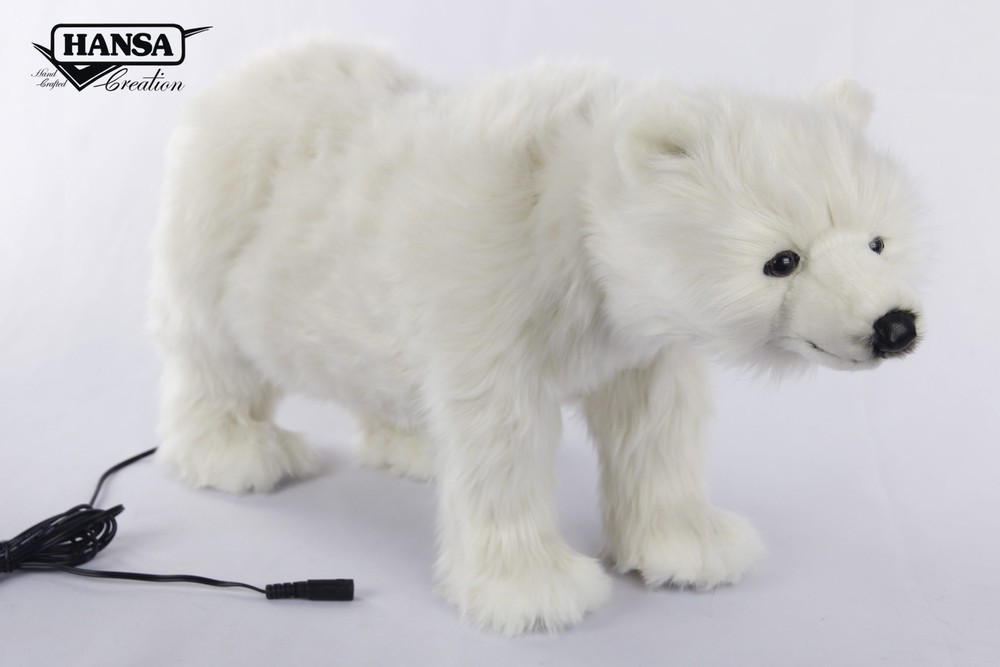 Hansa® | Анимированная мягкая игрушка Полярный медведь L. 48см, HANSA (0776)