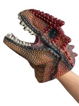 Игрушка на руку Динозавр красно-коричневый Dino Toys (57228) 2986096057228 фото