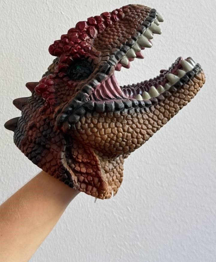 Іграшка на руку Динозавр червоно-коричневий Dino Toys (57228) 2986096057228 фото