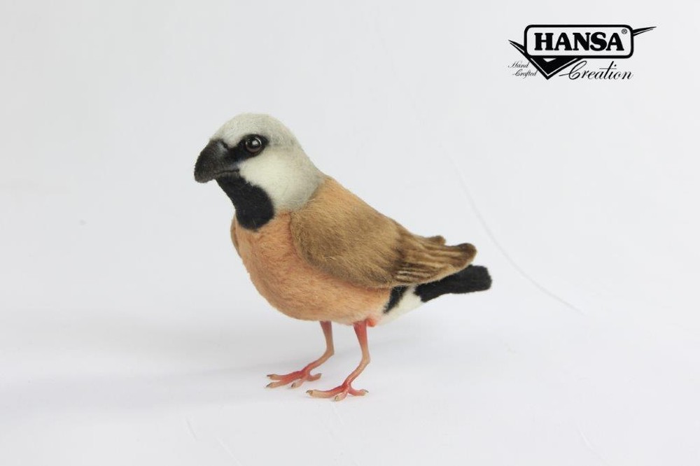 Hansa® | Мягкая игрушка Зяблик черный, L. 14см, HANSA (8568)