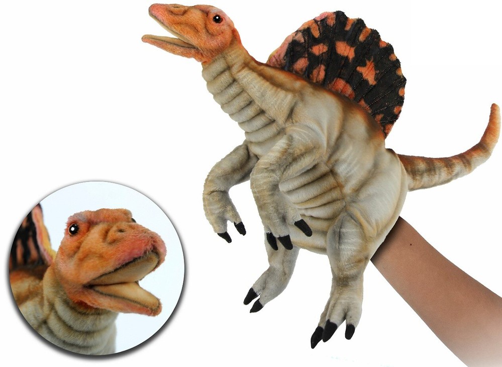 Hansa® | Спінозавр, серія Puppet, 42 см, реалістична м'яка іграшка Hansa Toys (7751)