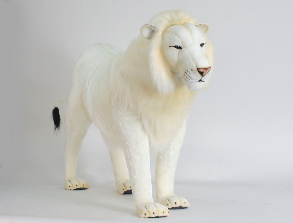 Hansa® | М'яка іграшка Білий лев, L. 180 см, HANSA (5867)