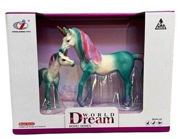 Набор Единорог 2шт зеленый Dino Toys (55620) 2986096055620 фото