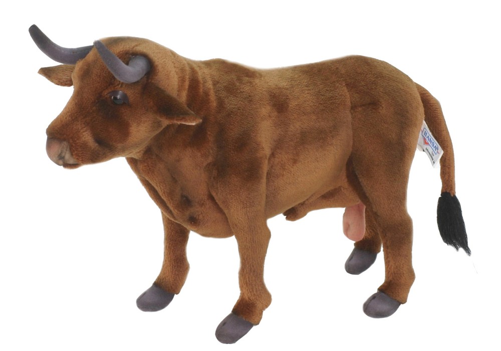 Hansa® | Бик, 40 см, реалістична м'яка іграшка Hansa Toys (5828)