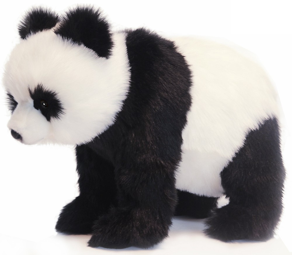 Hansa® | Ведмідь панда на чотирьох лапах, 40 см, реалістична м'яка іграшка Hansa Toys (4181)
