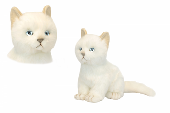 Hansa® | Мягкая игрушка Белый котёнок, Hansa, 24 см, арт. 2566