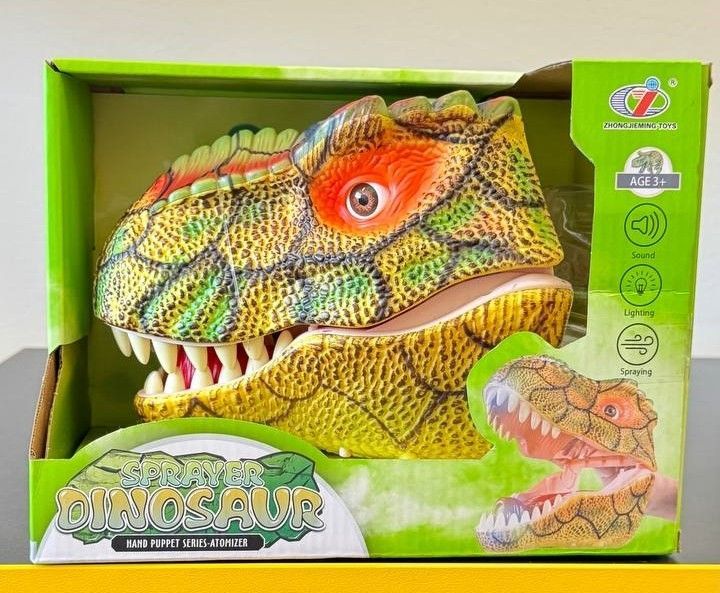 Іграшка на руку Дракон з функцією пару зелений Dino Toys (54876) 2986096054876 фото