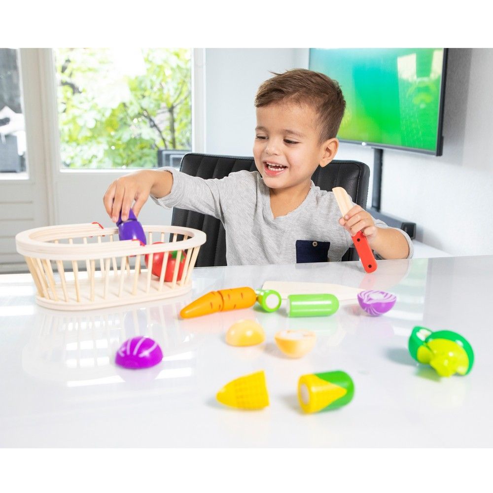 Игровой набор New Classic Toys "Корзина с овощами" 8718446105891 фото