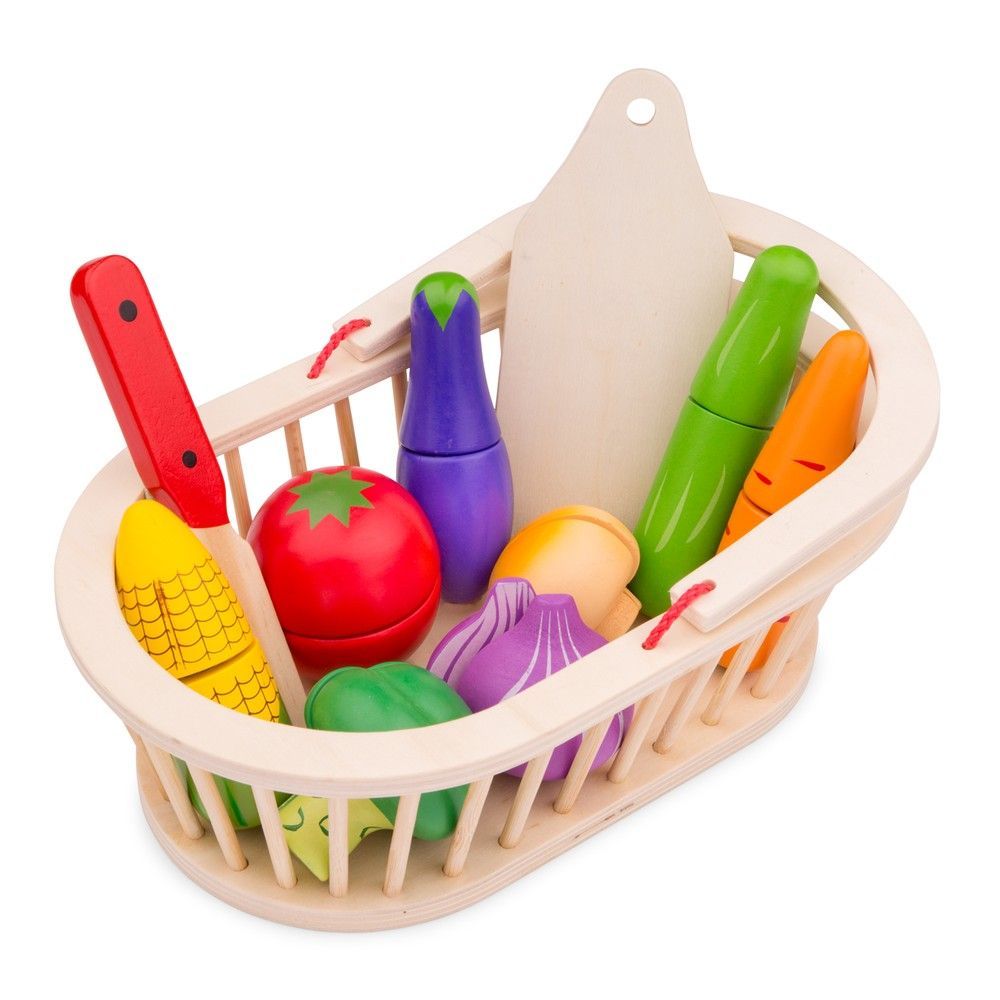 Игровой набор New Classic Toys "Корзина с овощами" 8718446105891 фото
