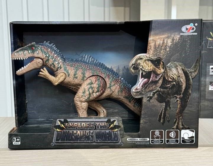 Фигурка Тиранозавр, коричневый со звуковым эффектом, Dino Toys (55231) 2986096055231 фото