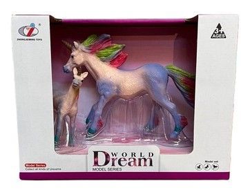 Набор Единорог 2шт фиолетовый , Dino Toys (55637) 2986096055637 фото
