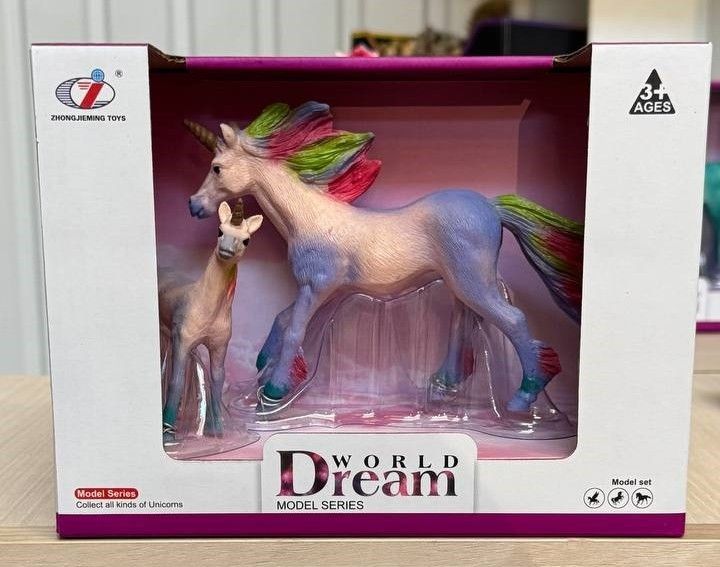 Набор Единорог 2шт фиолетовый , Dino Toys (55637) 2986096055637 фото